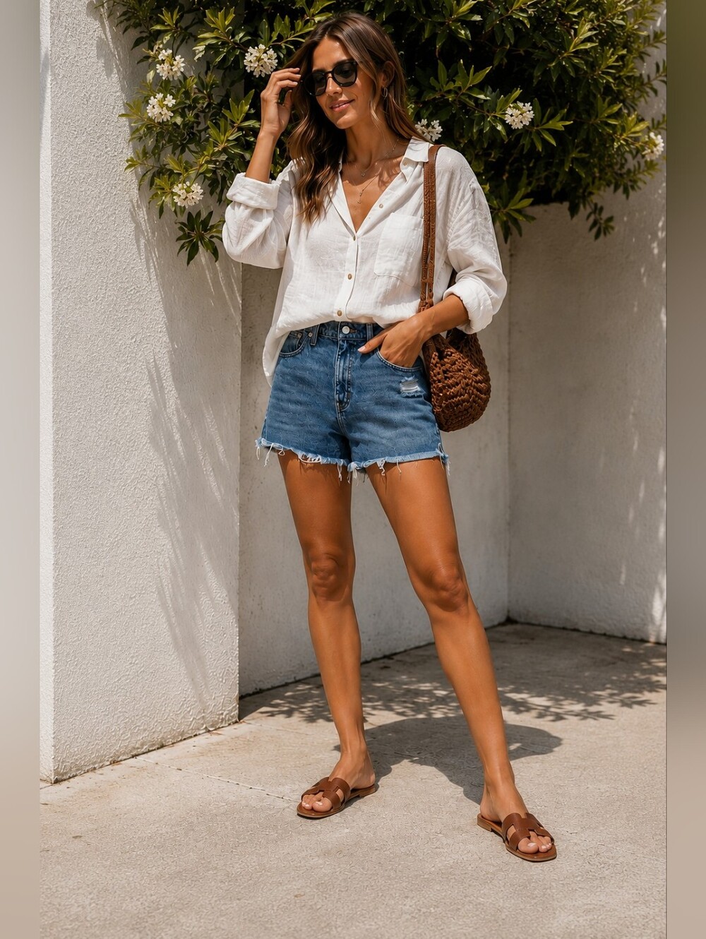 Madewell Relaxed Denim Shorts in Madera Wash: Side-Slit Edition Size 31
